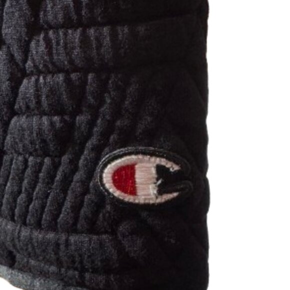 Champion Women's XS Quilted Lightweight Black Snap Jacket - Picture 6 of 11